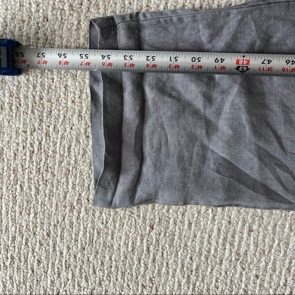 Zara Gray Lillian Linen Button Front Romper/Jumpsuit NWT - Picture 10 of 14